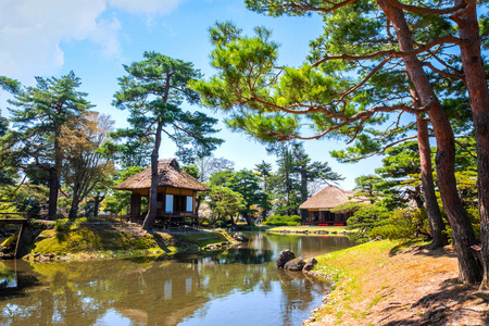 日本福岛 Aizuwakamatsu 市 Oyakuen 药用植物园