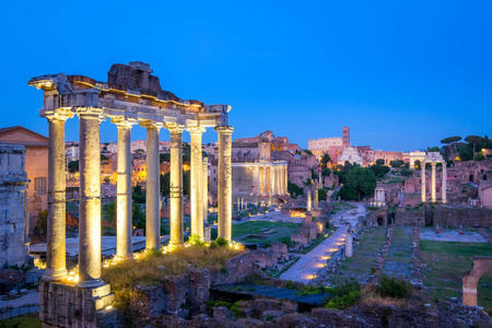 论坛 Romanum 考古遗址罗马日落之后