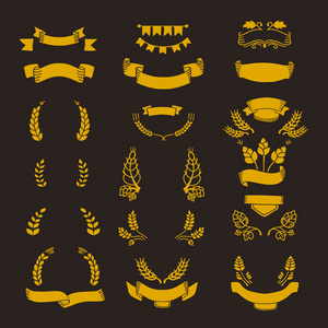 臂章麦穗图片