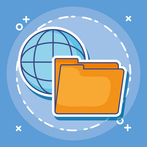 多彩文件夹图片-多彩文件夹素材-多彩文件夹插画-摄图新视界