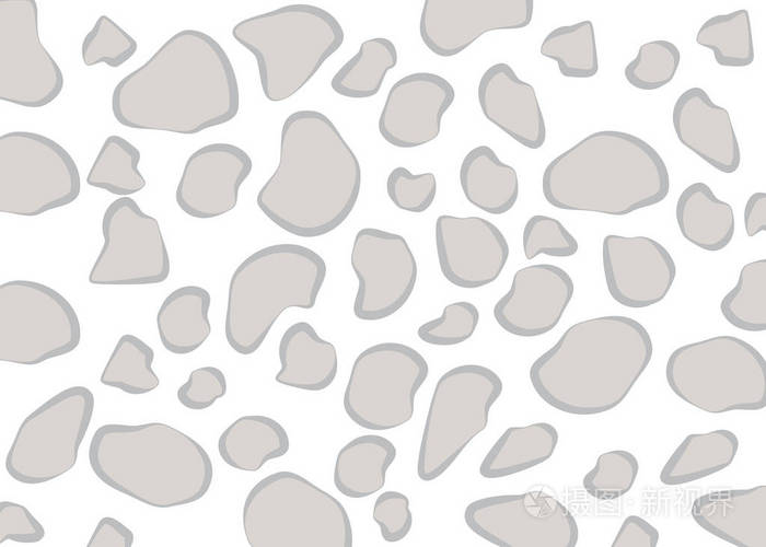 鹅卵石抽象背景插画-正版商用图片0raynr-摄图新视界