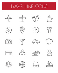 旅游线 icons.vectoreps10