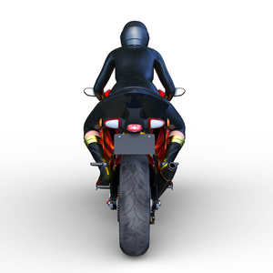 摩托车 Motorbike3d Cg 渲染