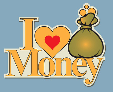 亿万海报我爱钱的标签照片