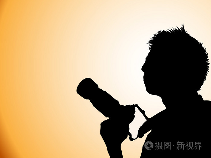 摄影师的剪影