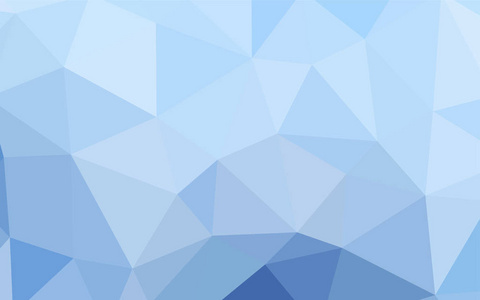 浅蓝色矢量抽象镶嵌图案.有三角形的半色调风格的创意插图.