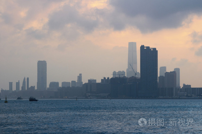 从九龙城日落美景