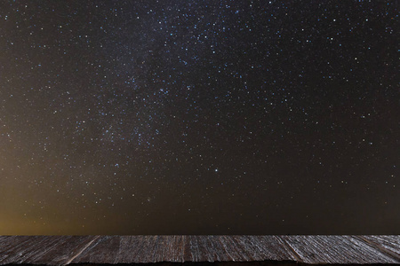 与很多闪亮的星星，自然天文景观 w 夜空