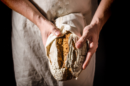 自制的面包质朴拓荒者图片