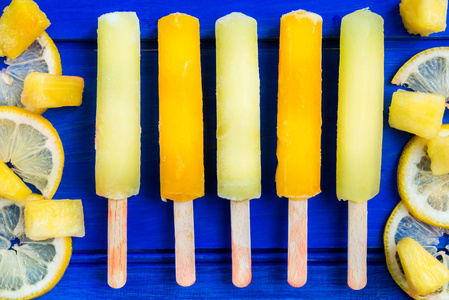黄色冰棍图片