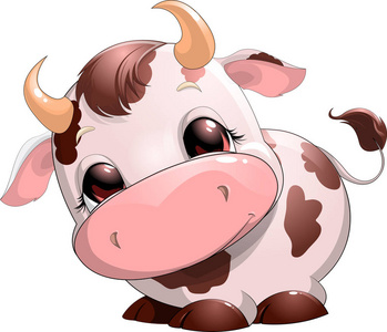 小牛的照片 卡通形象图片