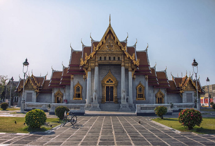 在曼谷的大理石寺