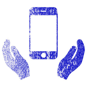 智能手机护理手质感图标图片
