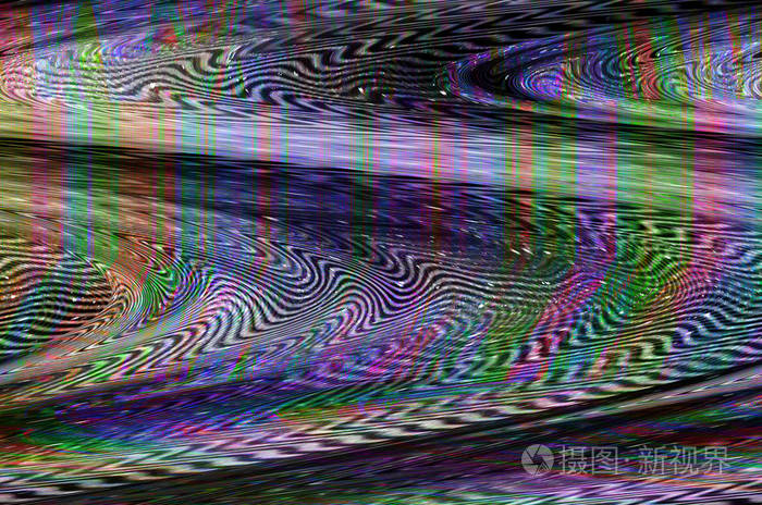 数字像素噪声的抽象设计.照片故障电视信号失灵技术问题壁纸.彩色噪音