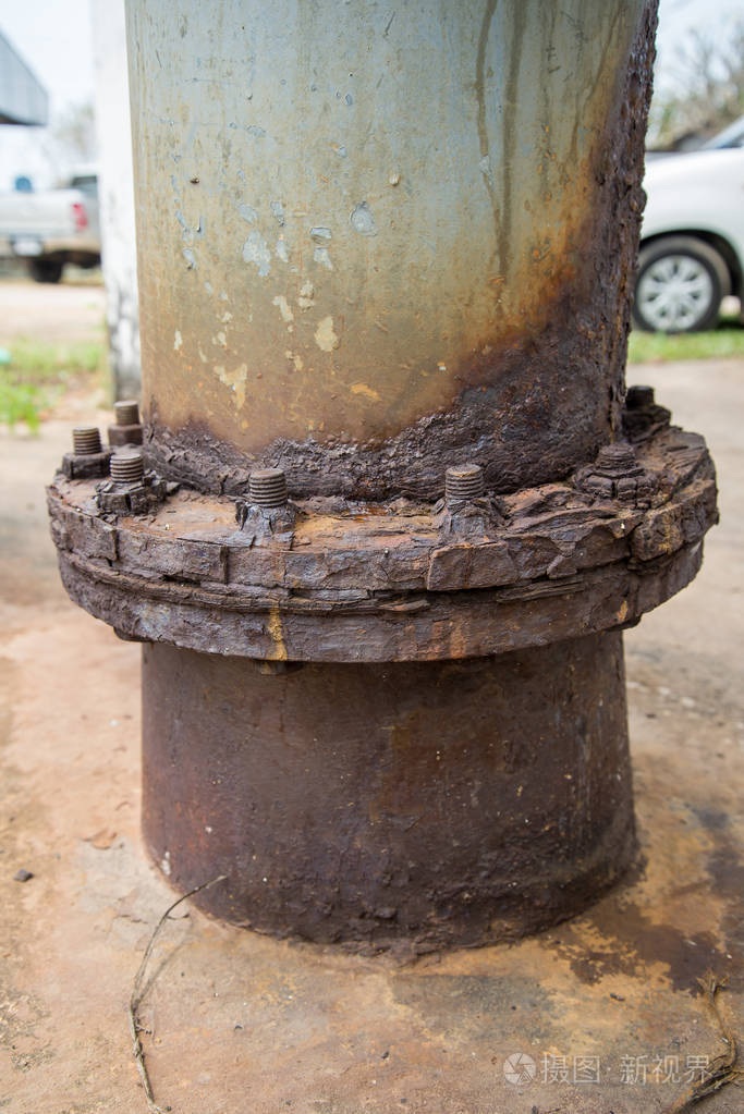 钢管为给水防锈腐蚀.螺栓锈