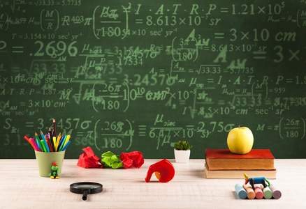 回到学校黑板上用数字照片