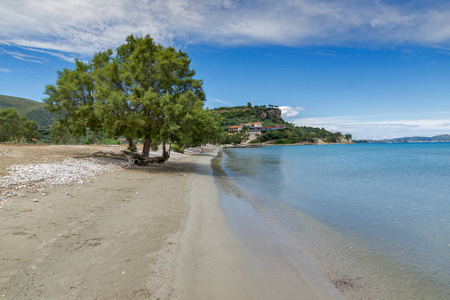 令人惊异的扎金索斯岛凯莉海滩海景