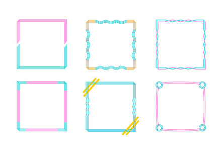 公布栏边框简单图片