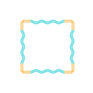 框架边框线页面矢量简单.现代矢量框架简约主义照片