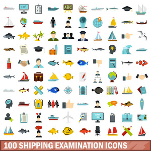 100装运考试图标设置, 平面样式