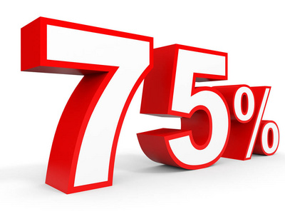 折扣75%.照片