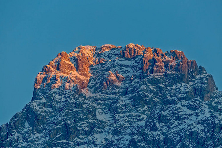 多洛米蒂山山顶