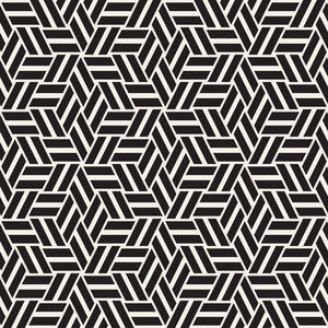 立方格子平铺无尽的时尚纹理.抽象的几何背景设计.