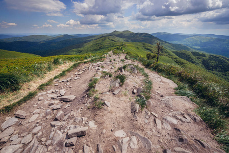 波兰 Bieszczady 国家公园 Smerek 高峰徒步旅行路线