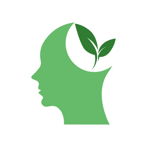 认为图标矢量隔离在白色背景为您的 web 和移动应用程序设计, 思考