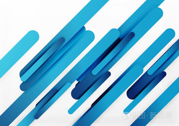 切纸彩色三维直线抽象背景