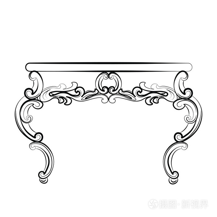 巴洛克洛可可风格的皇家餐桌