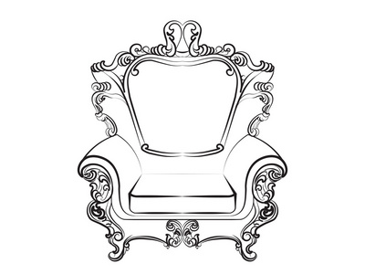 洛可可式皇家御用扶手椅