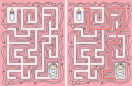 简单循环迷宫图片