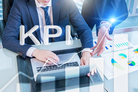 模糊背景下的 Kpi 关键绩效指标图