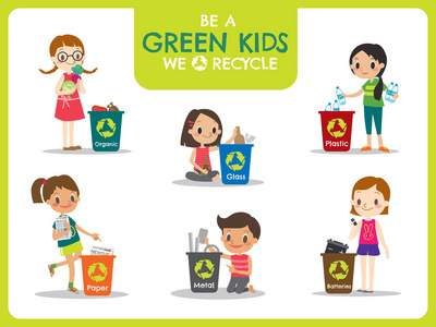 孩子隔离垃圾回收概念图