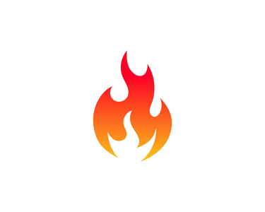 火焰矢量图解设计模板照片