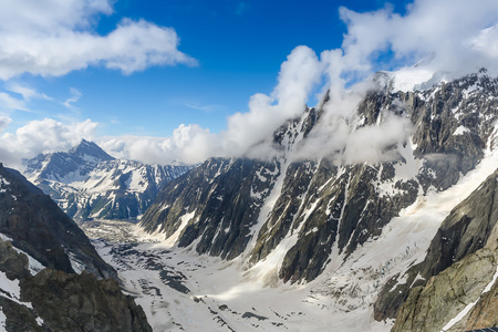 雪山冰川和积雪