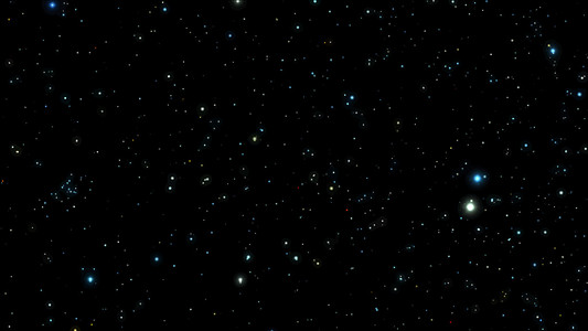 与明亮的星星的夜空.矢量照片