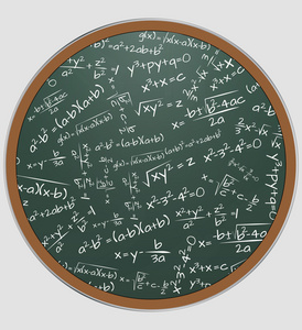 公式数学黑板图片