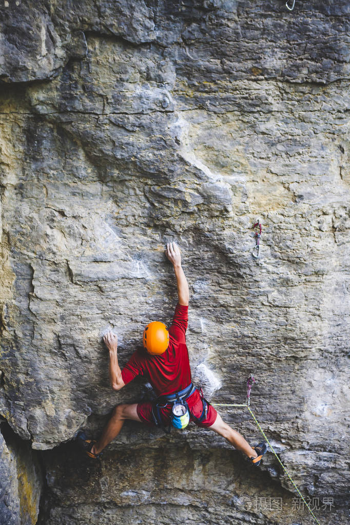 攀登自然.户外健身.积极的生活方式.极限运动.