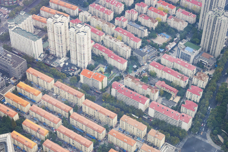 上海住宅小区鸟瞰图图片