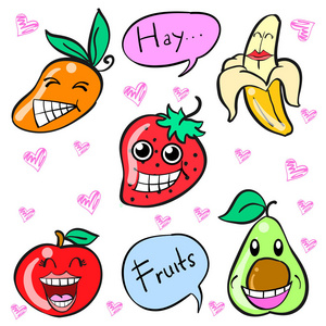 水果涂鸦图片