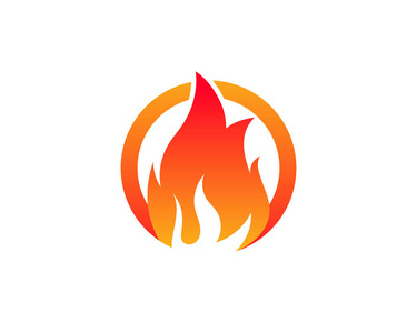 火焰矢量图解设计模板照片