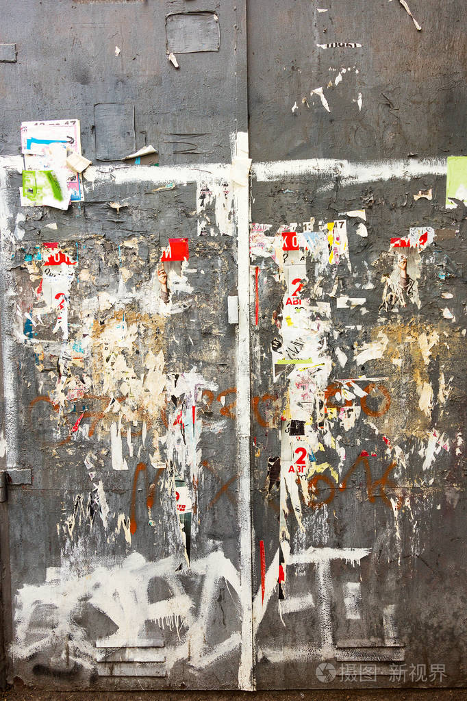 城市创意设计壁纸.抽象 web 横幅.海报, 遗骸的纸在破