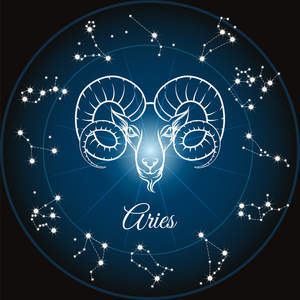 十二宫白羊座图片-十二宫白羊座素材-十二宫白羊座插画-摄图新视界