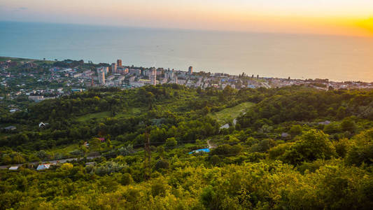 在加格拉市景观