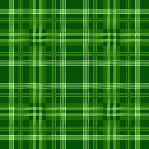 格子格子无缝图案背景。绿色的传统苏格兰装饰。无缝格子瓷砖。时尚矢量插画壁纸