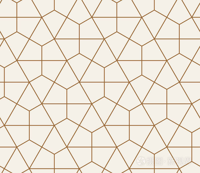 无缝的几何图案简单平面矢量图