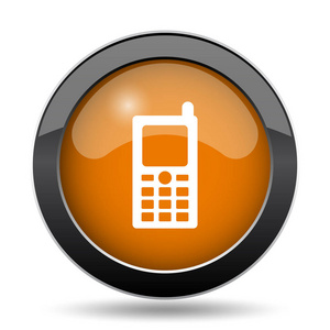 手机拨号按钮手机图标.手机网站按钮白色背景照片