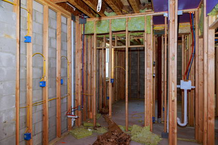 新建房屋木结构室内结构